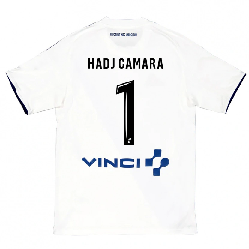 Danxen Dámské El Hadj Camara #1 Bílá Modrá Daleko Hráčské Dresy 2025/26 Dres