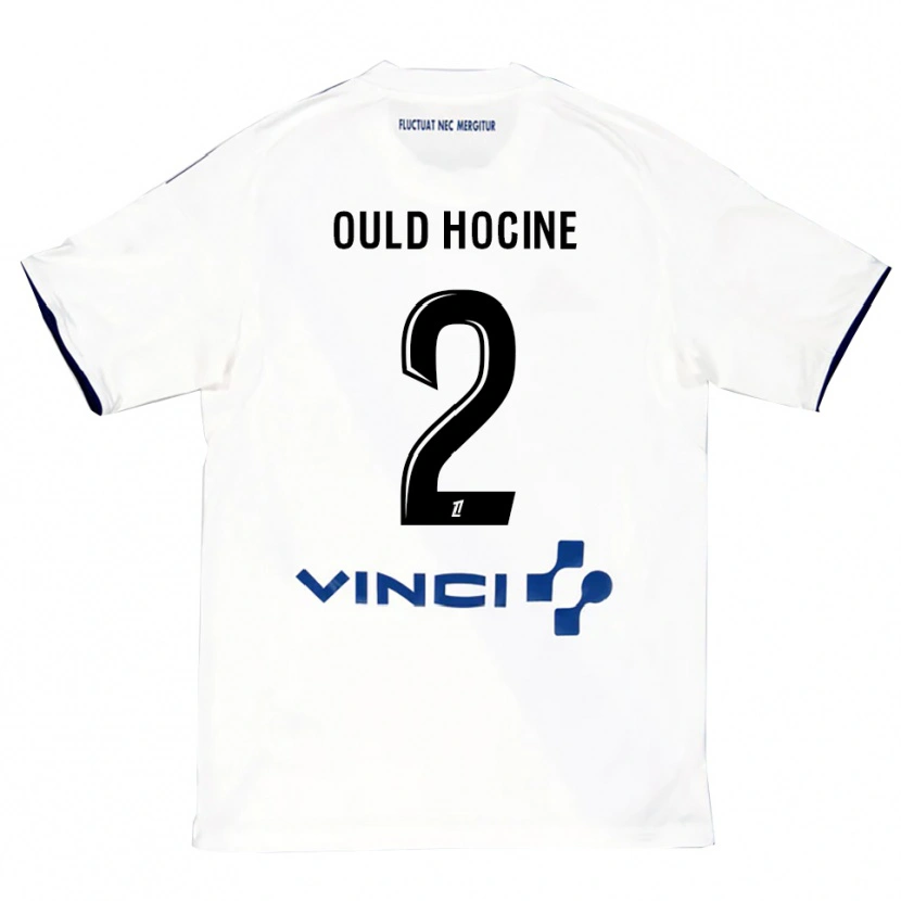 Danxen Dámské Célina Ould Hocine #2 Bílá Modrá Daleko Hráčské Dresy 2025/26 Dres