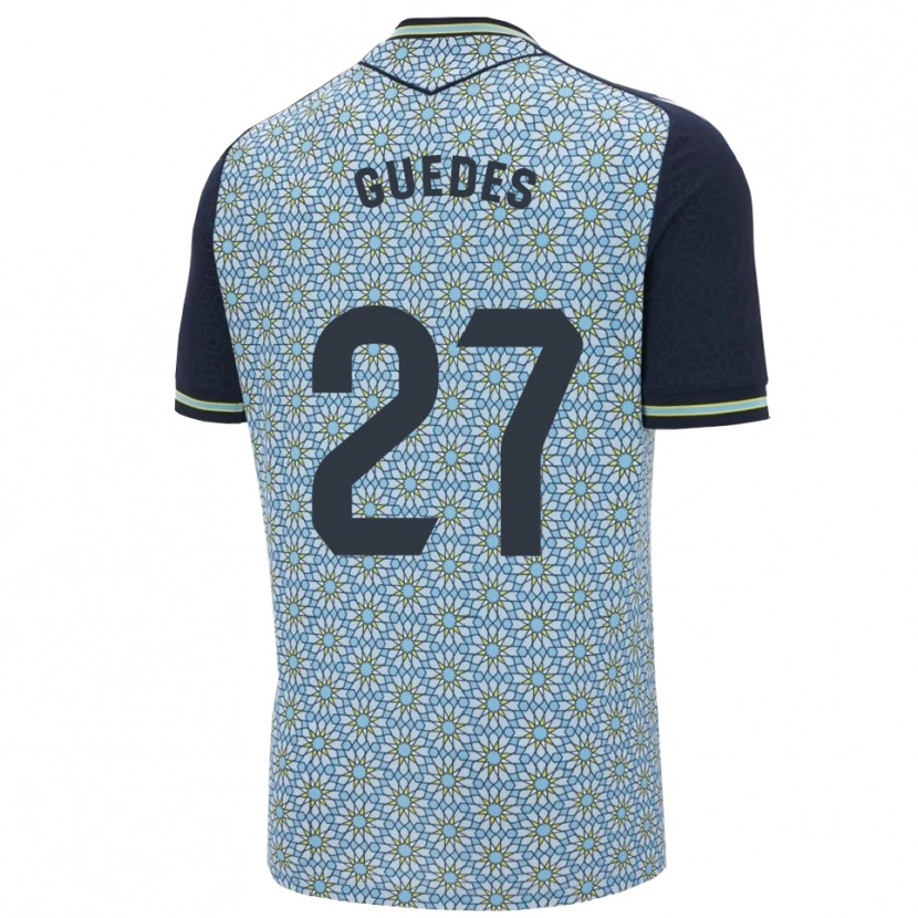 Danxen Dámské Gui Guedes #27 Modrá Tmavě Modrá Daleko Hráčské Dresy 2025/26 Dres