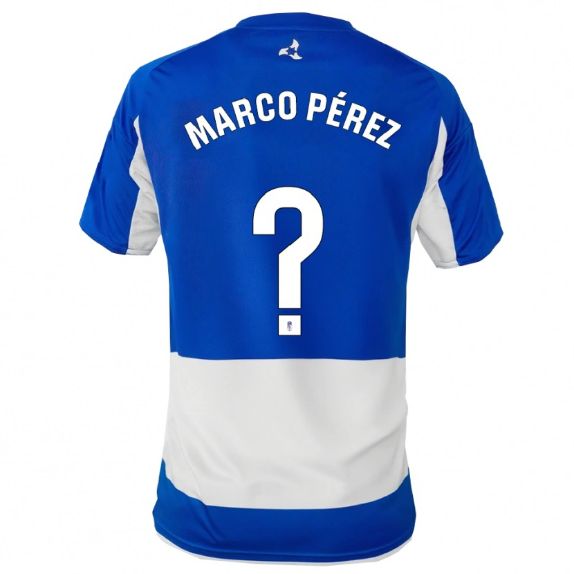 Danxen Dámské Marco Pérez #0 Modrá Bílá Daleko Hráčské Dresy 2025/26 Dres