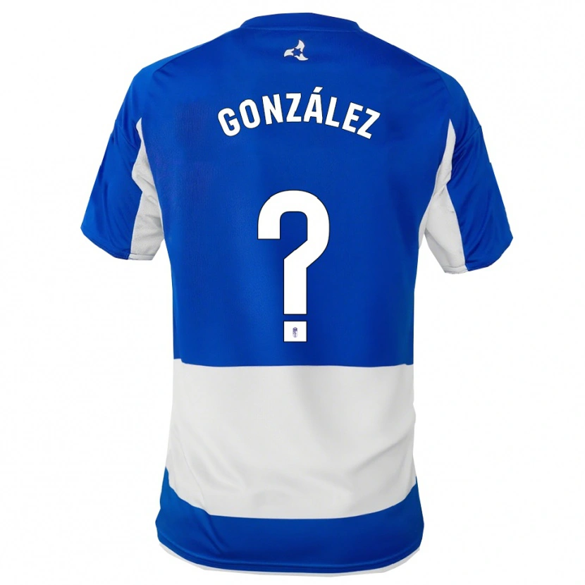Danxen Dámské Pablo González #0 Modrá Bílá Daleko Hráčské Dresy 2025/26 Dres