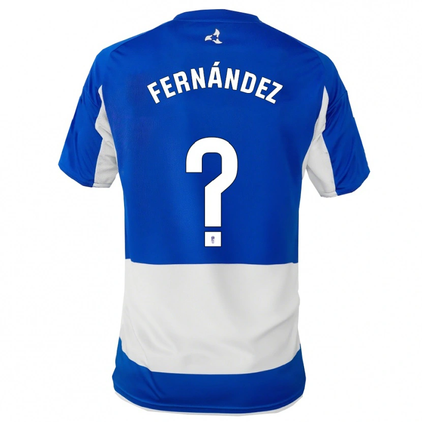 Danxen Dámské Iker Fernández #0 Modrá Bílá Daleko Hráčské Dresy 2025/26 Dres