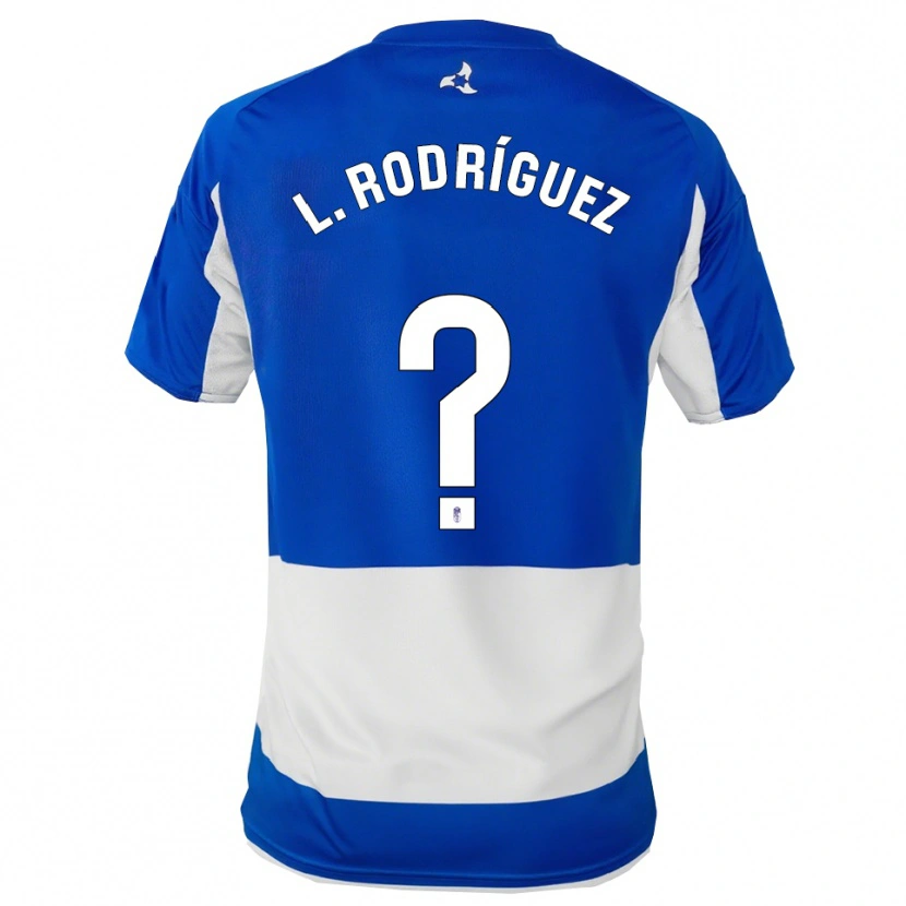 Danxen Dámské Iker López Rodríguez #0 Modrá Bílá Daleko Hráčské Dresy 2025/26 Dres