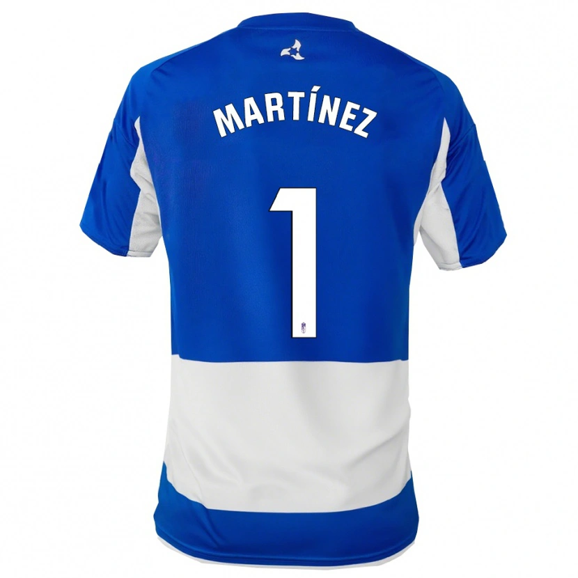 Danxen Dámské Marc Martínez #1 Modrá Bílá Daleko Hráčské Dresy 2025/26 Dres