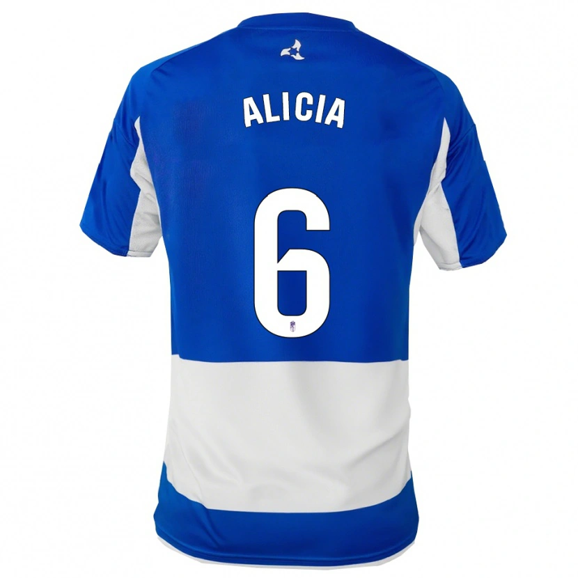 Danxen Dámské Alicia #6 Modrá Bílá Daleko Hráčské Dresy 2025/26 Dres