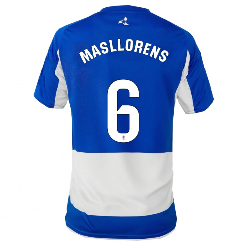 Danxen Dámské José Masllorens #6 Modrá Bílá Daleko Hráčské Dresy 2025/26 Dres