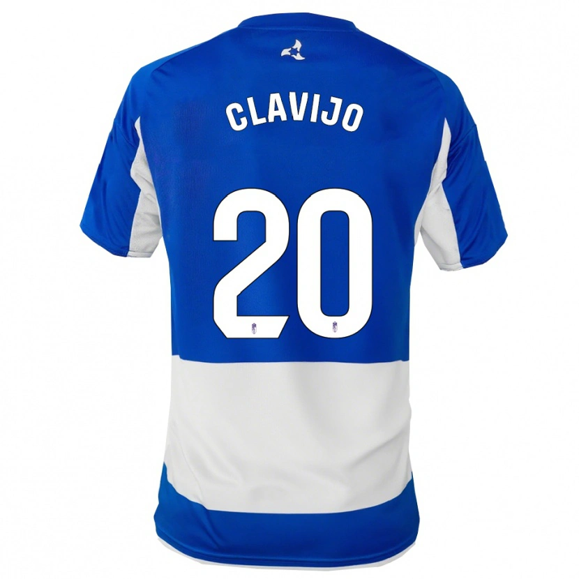 Danxen Dámské Dani Clavijo #20 Modrá Bílá Daleko Hráčské Dresy 2025/26 Dres