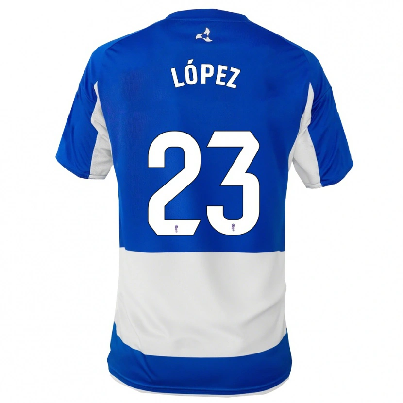 Danxen Dámské Diego López #23 Modrá Bílá Daleko Hráčské Dresy 2025/26 Dres