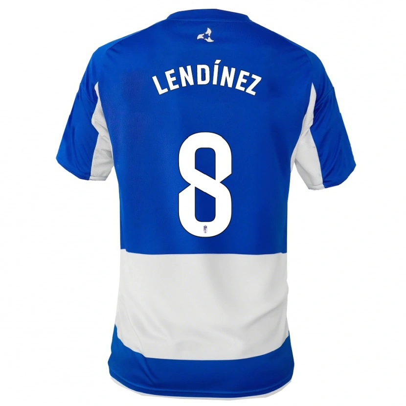 Danxen Dámské Juanma Lendínez #8 Modrá Bílá Daleko Hráčské Dresy 2025/26 Dres