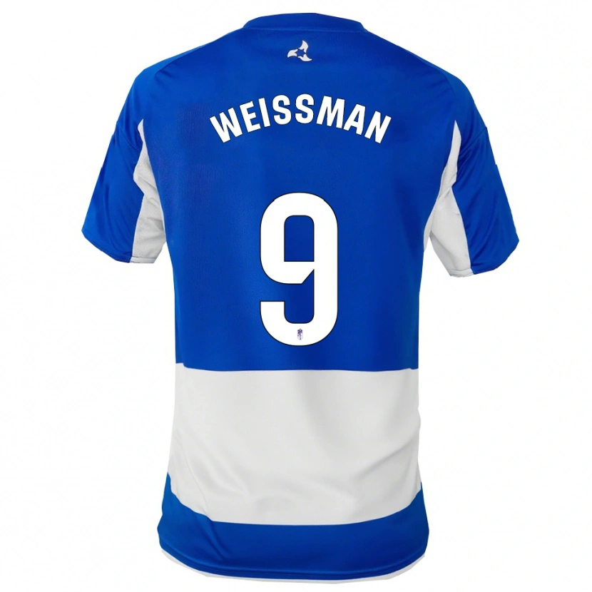 Danxen Dámské Shon Weissman #9 Modrá Bílá Daleko Hráčské Dresy 2025/26 Dres