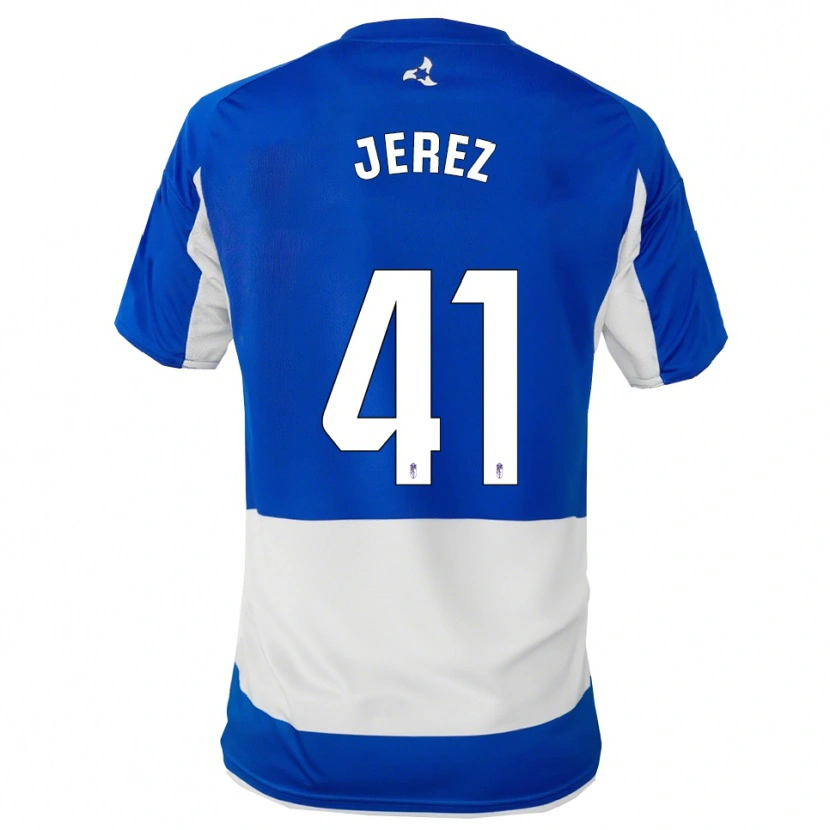 Danxen Dámské Adrián Jerez #41 Modrá Bílá Daleko Hráčské Dresy 2025/26 Dres