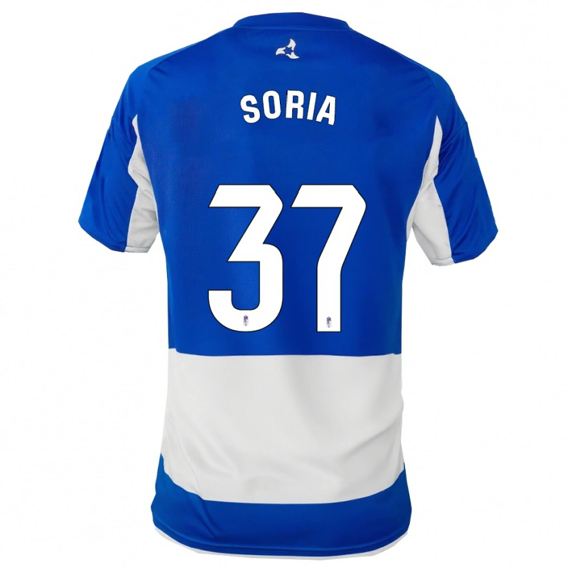 Danxen Dámské Carlos Soria #37 Modrá Bílá Daleko Hráčské Dresy 2025/26 Dres