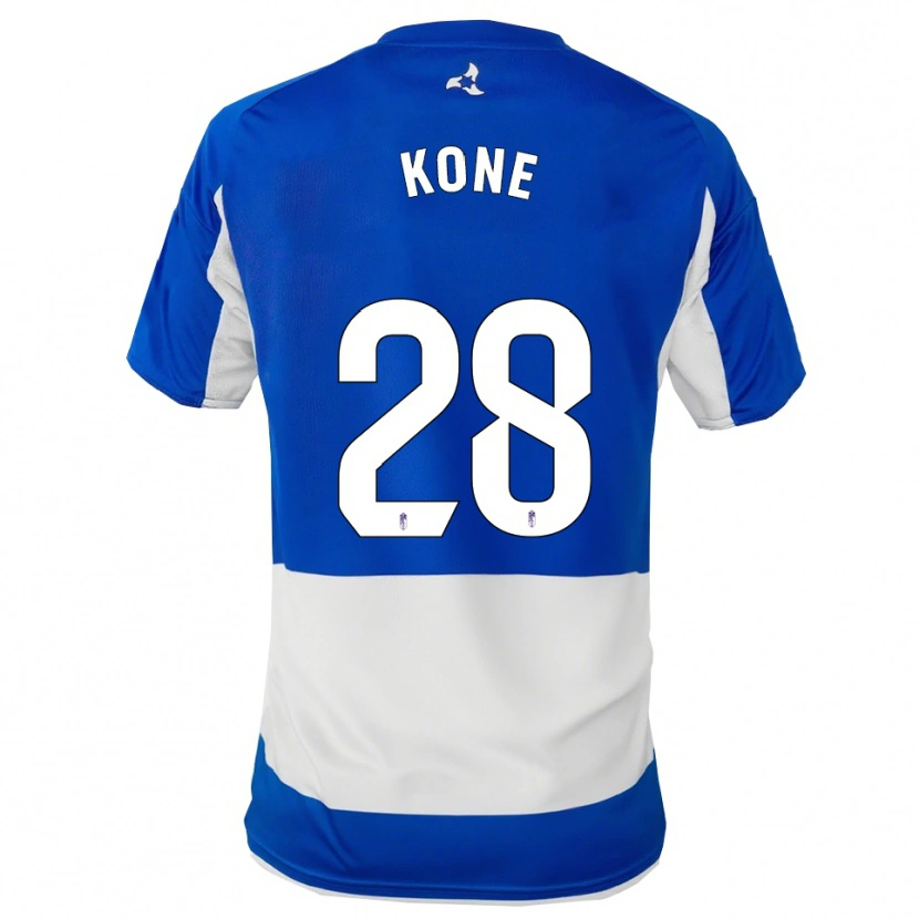 Danxen Dámské Abdoulaye Kone #28 Modrá Bílá Daleko Hráčské Dresy 2025/26 Dres