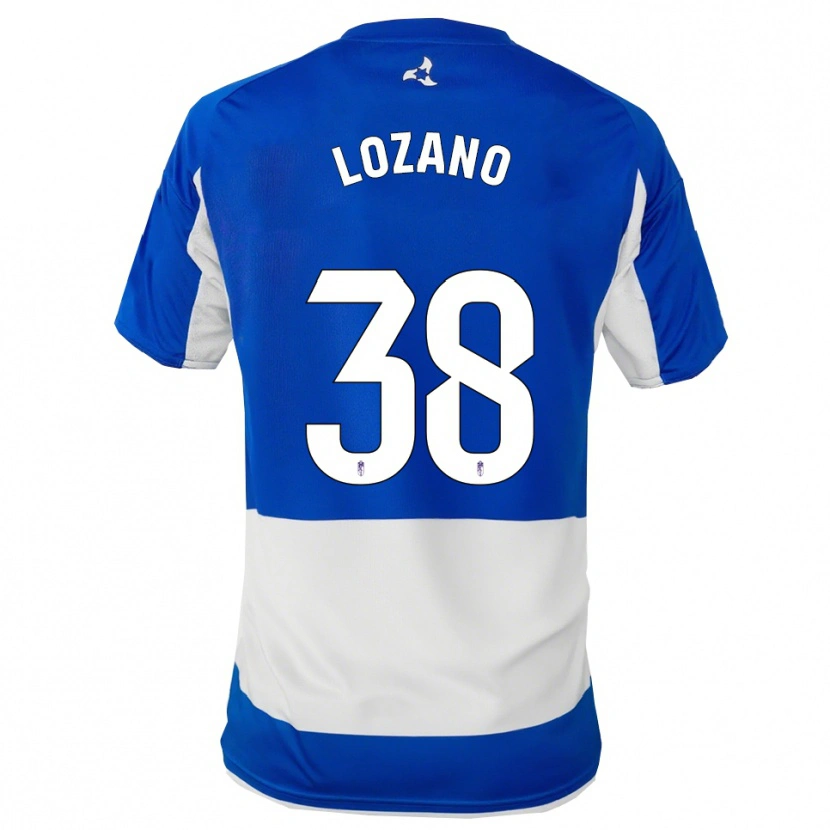 Danxen Dámské Mario Lozano #38 Modrá Bílá Daleko Hráčské Dresy 2025/26 Dres