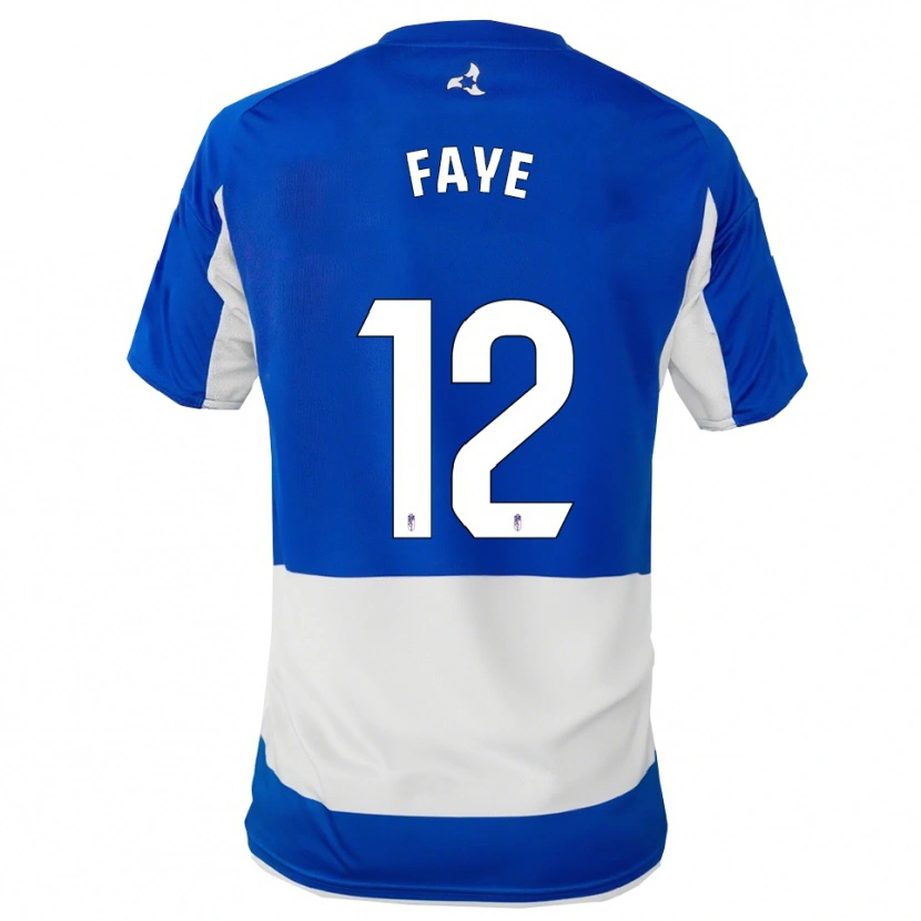 Danxen Dámské Serigne Faye #12 Modrá Bílá Daleko Hráčské Dresy 2025/26 Dres