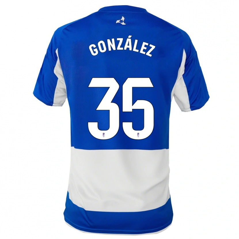 Danxen Dámské Isra González #35 Modrá Bílá Daleko Hráčské Dresy 2025/26 Dres