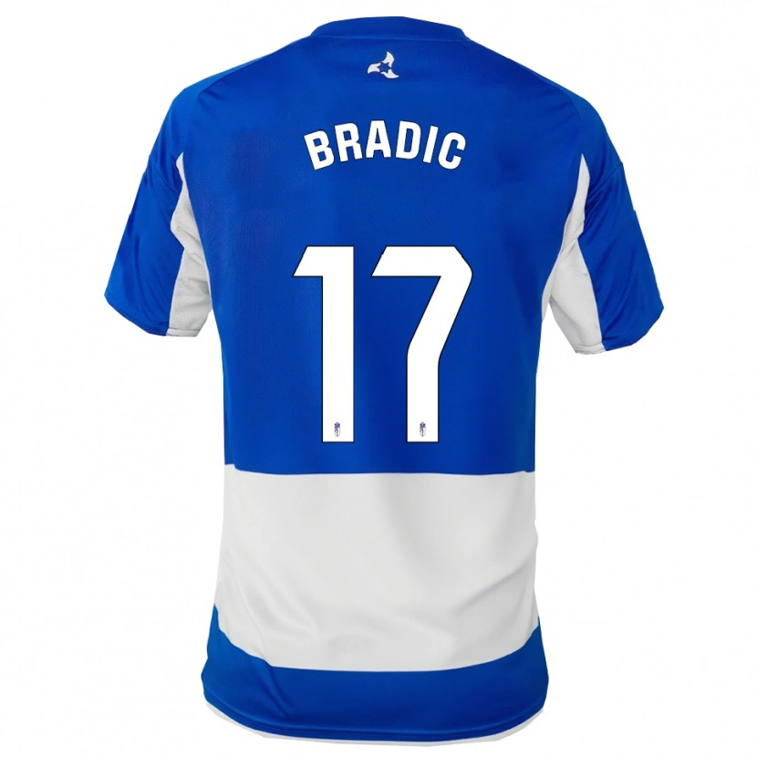 Danxen Dámské Biljana Bradić #17 Modrá Bílá Daleko Hráčské Dresy 2025/26 Dres