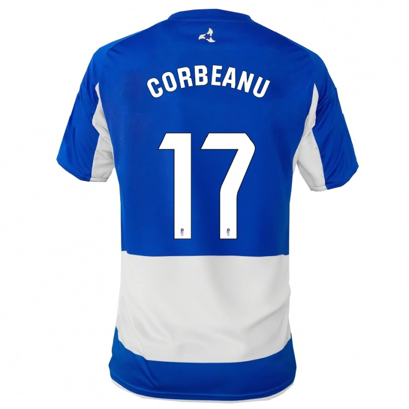Danxen Dámské Theo Corbeanu #17 Modrá Bílá Daleko Hráčské Dresy 2025/26 Dres