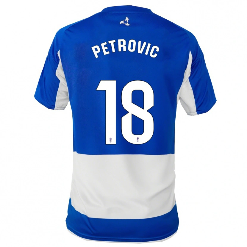 Danxen Dámské Njegos Petrovic #18 Modrá Bílá Daleko Hráčské Dresy 2025/26 Dres