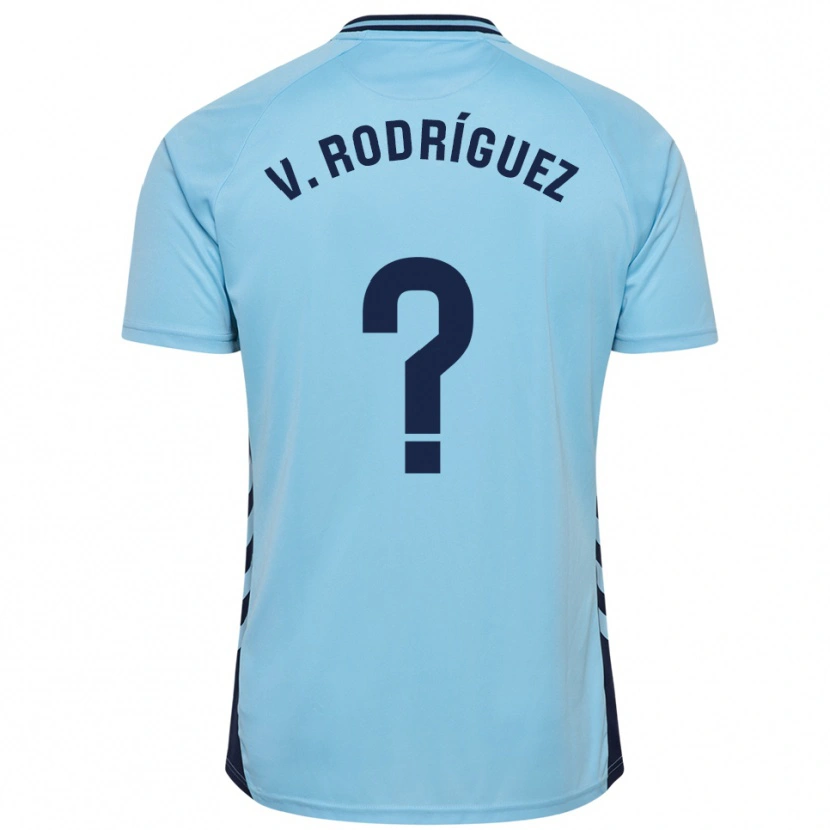 Danxen Dámské Carlos Vicente Rodríguez #0 Nebesky Modrá Daleko Hráčské Dresy 2025/26 Dres