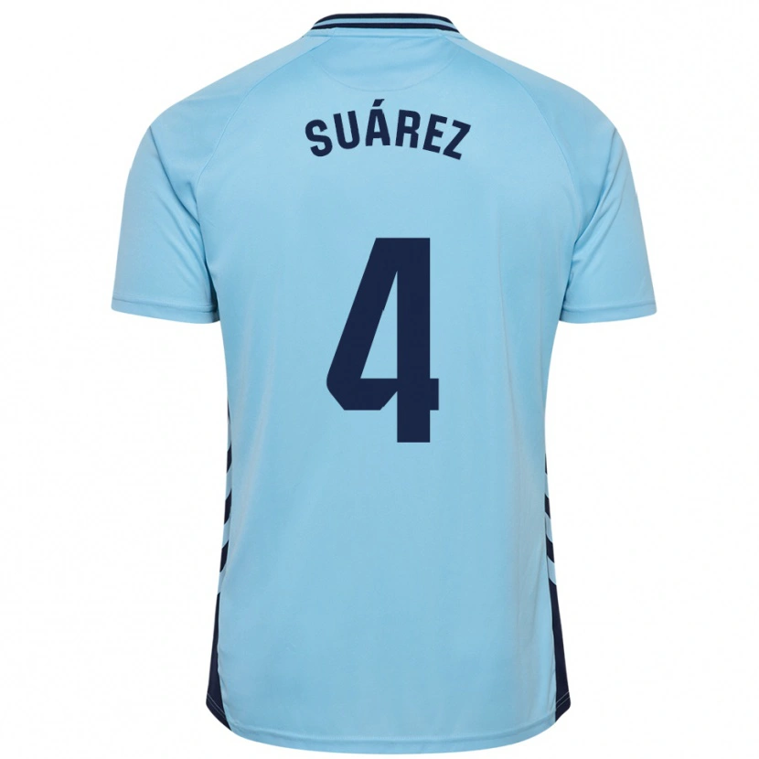 Danxen Dámské Álex Suárez #4 Nebesky Modrá Daleko Hráčské Dresy 2025/26 Dres