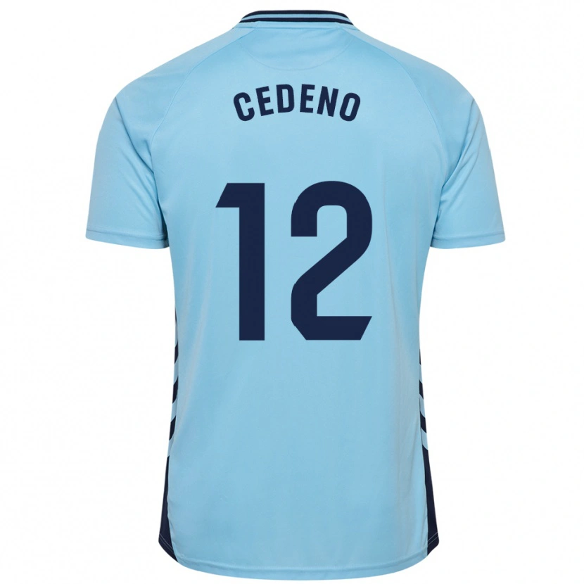 Danxen Dámské Edward Cedeño #12 Nebesky Modrá Daleko Hráčské Dresy 2025/26 Dres