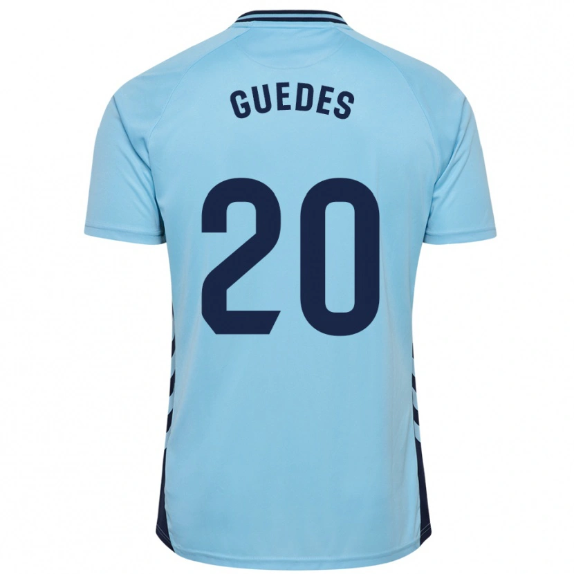Danxen Dámské Johan Guedes #20 Nebesky Modrá Daleko Hráčské Dresy 2025/26 Dres