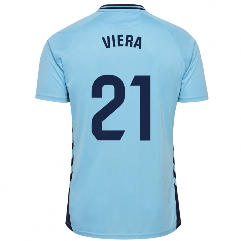 Danxen Dámské Jonathan Viera #21 Nebesky Modrá Daleko Hráčské Dresy 2025/26 Dres