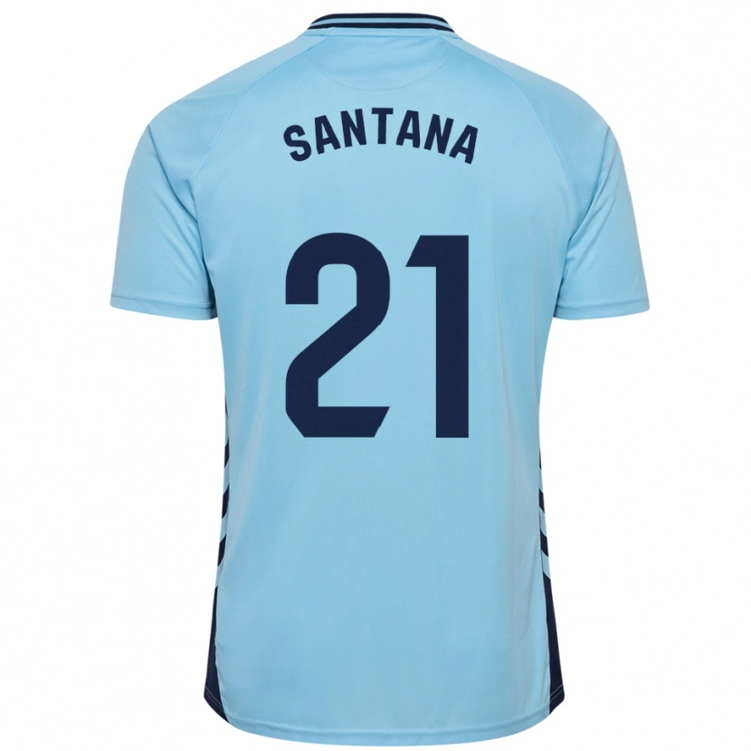 Danxen Dámské Yadam Santana #21 Nebesky Modrá Daleko Hráčské Dresy 2025/26 Dres