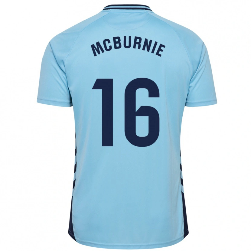 Danxen Dámské Oli Mcburnie #16 Nebesky Modrá Daleko Hráčské Dresy 2025/26 Dres