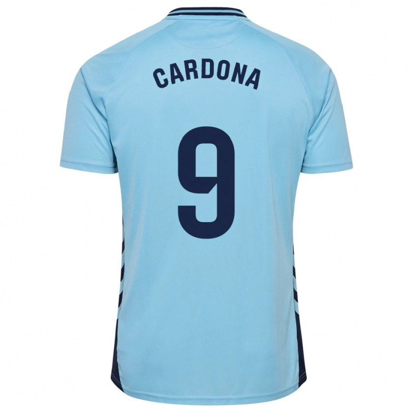 Danxen Dámské Marc Cardona #9 Nebesky Modrá Daleko Hráčské Dresy 2025/26 Dres