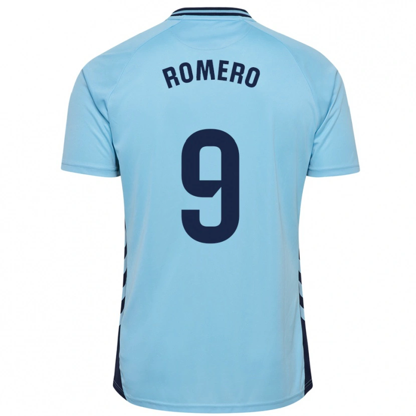 Danxen Dámské Elías Romero #9 Nebesky Modrá Daleko Hráčské Dresy 2025/26 Dres