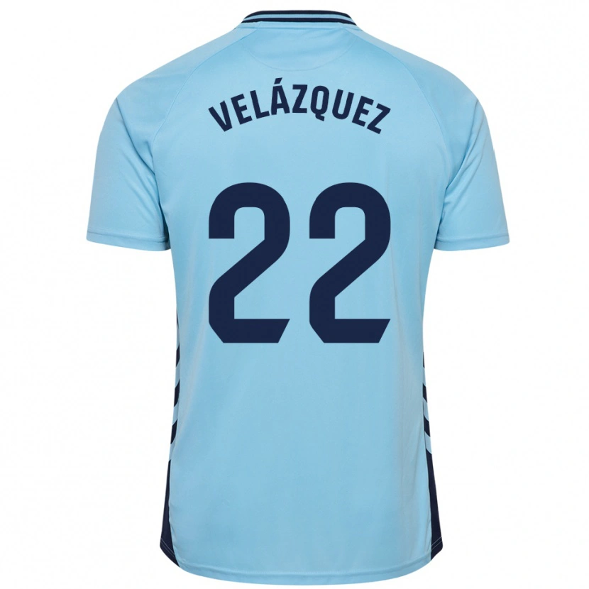 Danxen Dámské Brian Velázquez #22 Nebesky Modrá Daleko Hráčské Dresy 2025/26 Dres