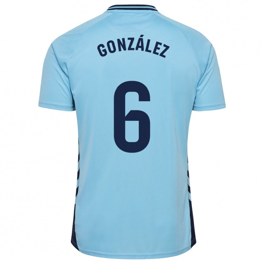 Danxen Dámské Fabio González #6 Nebesky Modrá Daleko Hráčské Dresy 2025/26 Dres