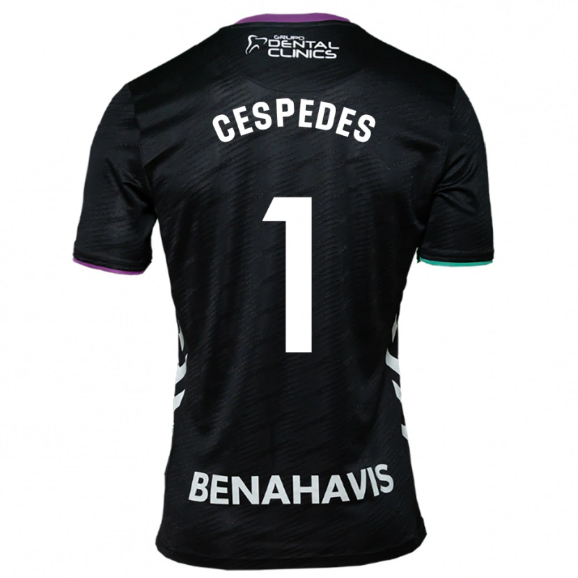Danxen Dámské Andrés Céspedes #1 Černá Fialová Zelená Daleko Hráčské Dresy 2025/26 Dres
