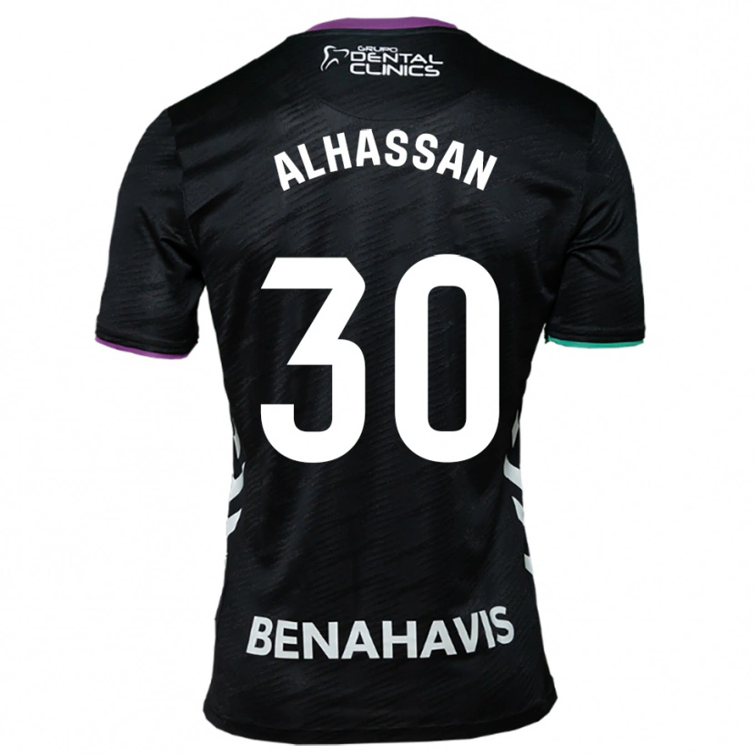 Danxen Dámské Mubarak Alhassan #30 Černá Fialová Zelená Daleko Hráčské Dresy 2025/26 Dres