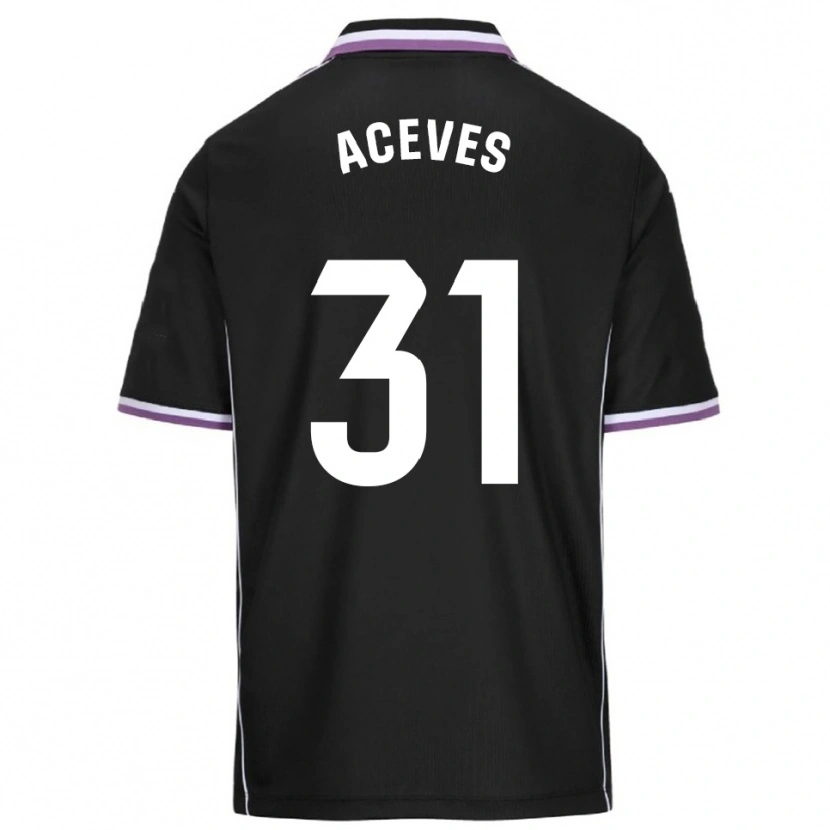 Danxen Dámské Álvaro Aceves #31 Fialová Černá Daleko Hráčské Dresy 2025/26 Dres
