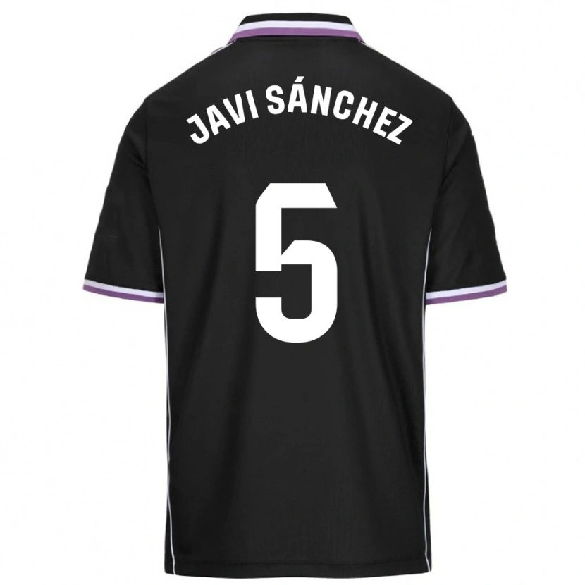Danxen Dámské Javi Sánchez #5 Fialová Černá Daleko Hráčské Dresy 2025/26 Dres