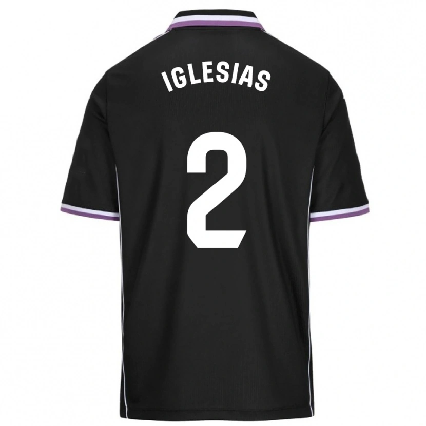 Danxen Dámské Koke Iglesias #2 Fialová Černá Daleko Hráčské Dresy 2025/26 Dres