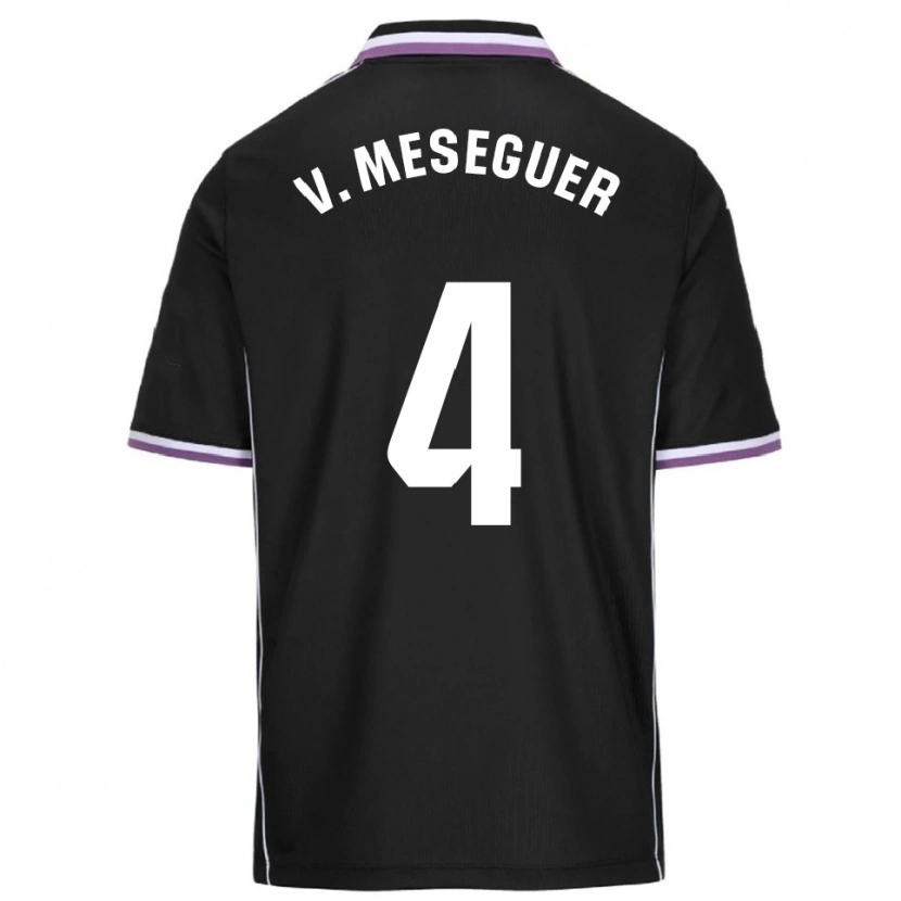 Danxen Dámské Víctor Meseguer #4 Fialová Černá Daleko Hráčské Dresy 2025/26 Dres