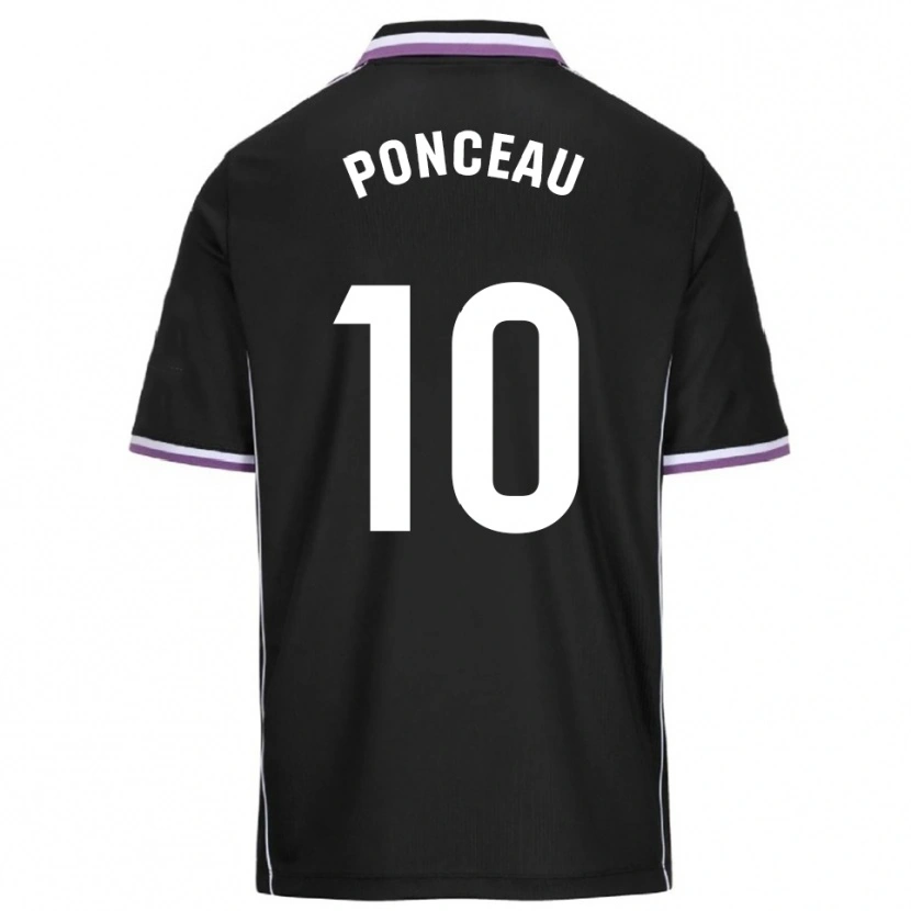 Danxen Dámské Julien Ponceau #10 Fialová Černá Daleko Hráčské Dresy 2025/26 Dres