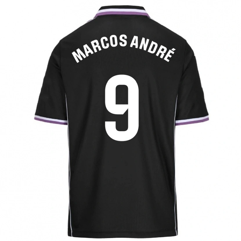 Danxen Dámské Marcos André #9 Fialová Černá Daleko Hráčské Dresy 2025/26 Dres