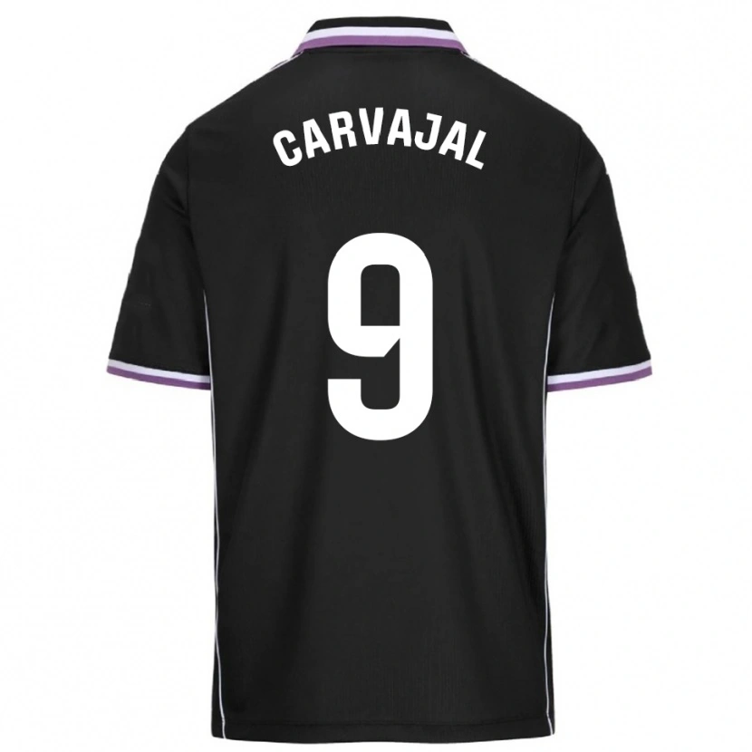 Danxen Dámské Ángel Carvajal #9 Fialová Černá Daleko Hráčské Dresy 2025/26 Dres