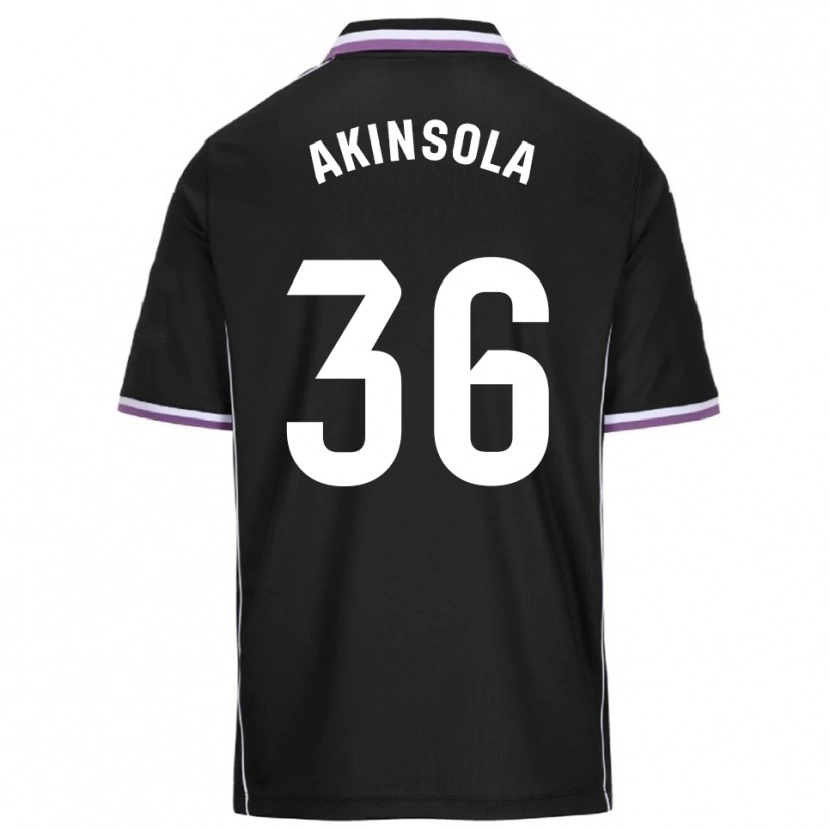 Danxen Dámské Tunde Akinsola #36 Fialová Černá Daleko Hráčské Dresy 2025/26 Dres