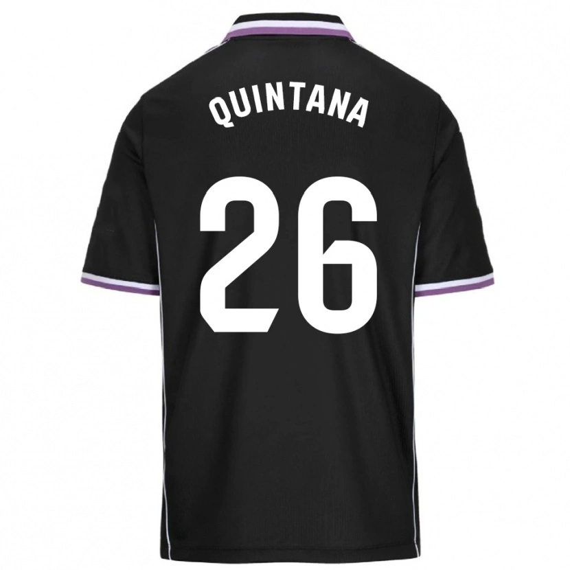 Danxen Dámské Alberto Quintana #26 Fialová Černá Daleko Hráčské Dresy 2025/26 Dres