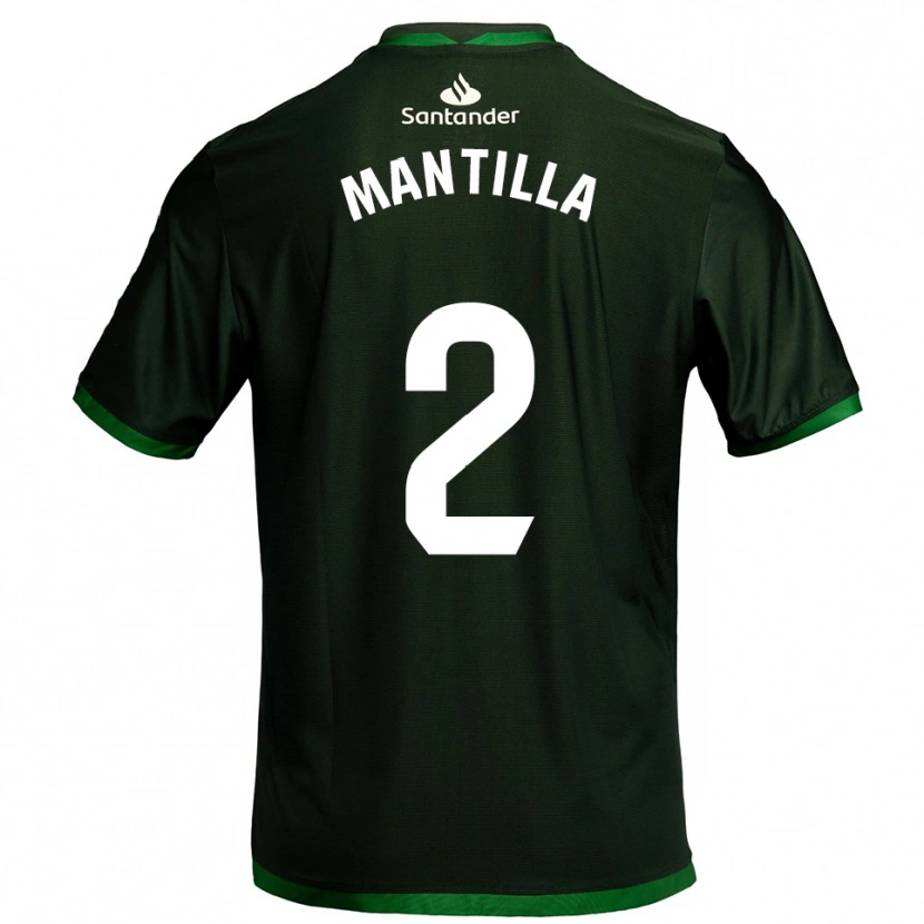 Danxen Dámské Álvaro Mantilla #2 Tmavě Zelená Daleko Hráčské Dresy 2025/26 Dres