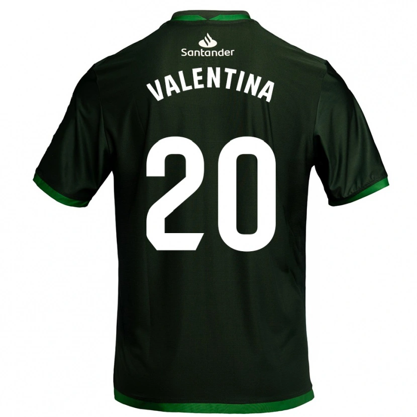 Danxen Dámské Valentina Lucumi Montoya #20 Tmavě Zelená Daleko Hráčské Dresy 2025/26 Dres