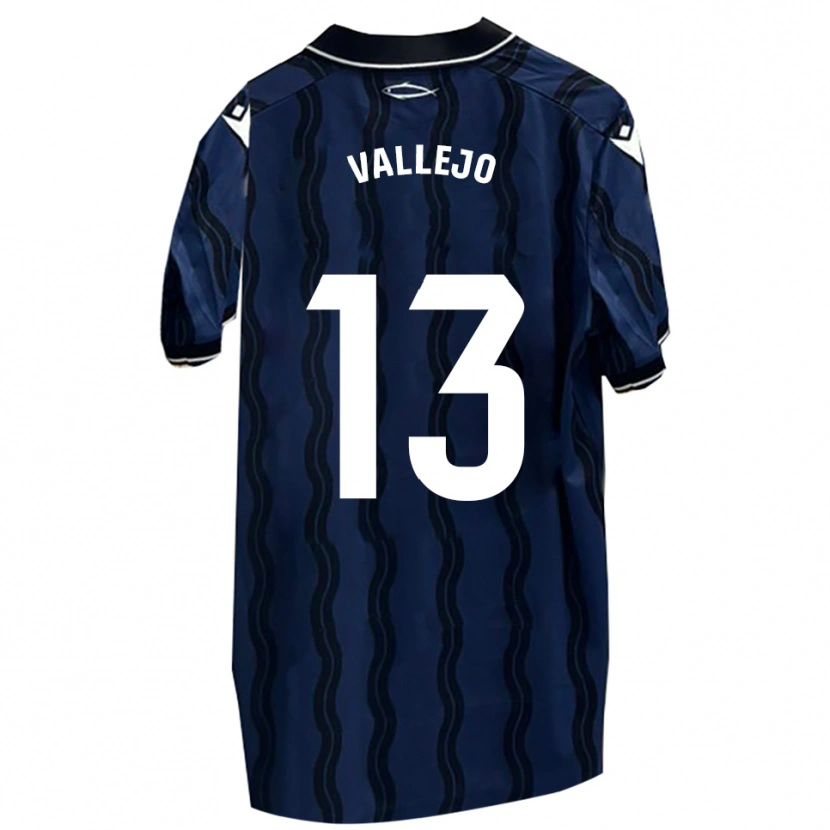 Danxen Dámské Guillermo Vallejo #13 Tmavě Modrá Černá Daleko Hráčské Dresy 2025/26 Dres