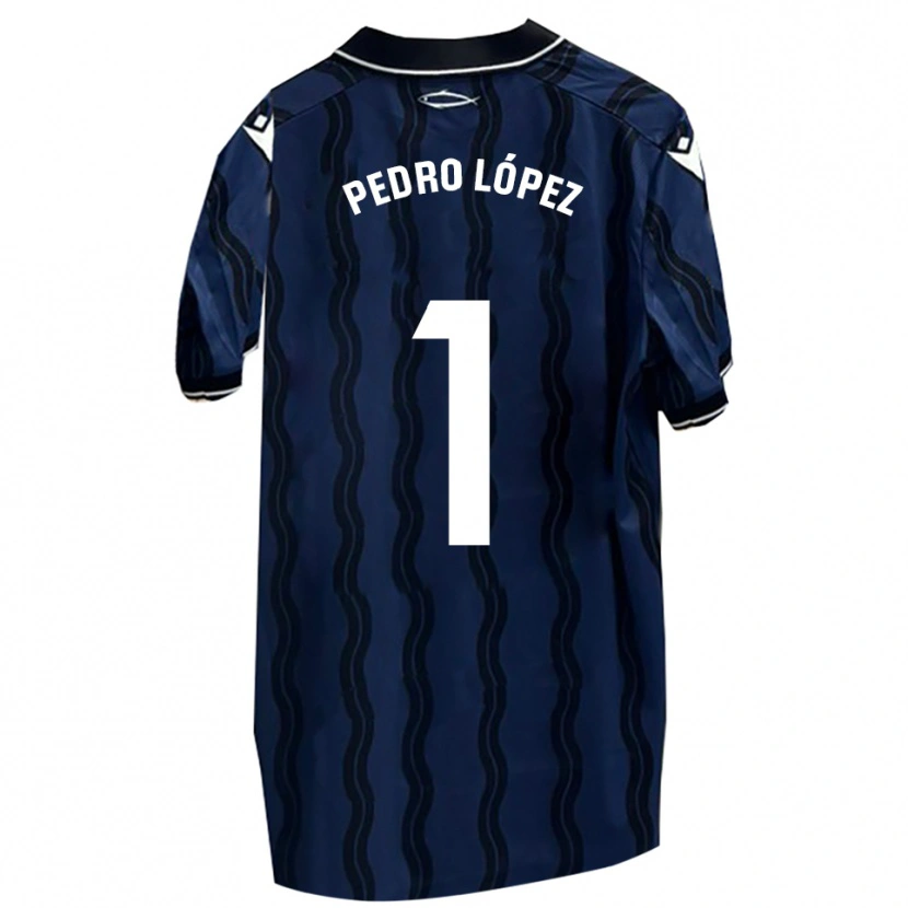 Danxen Dámské Pedro López #1 Tmavě Modrá Černá Daleko Hráčské Dresy 2025/26 Dres