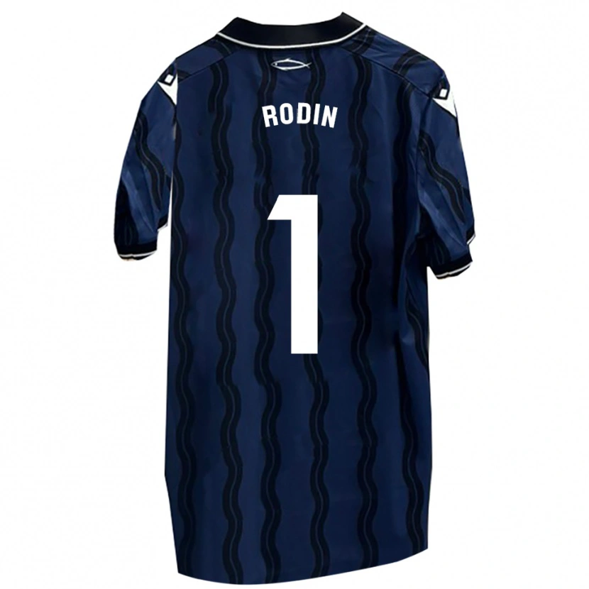 Danxen Dámské Antonio Rodin #1 Tmavě Modrá Černá Daleko Hráčské Dresy 2025/26 Dres